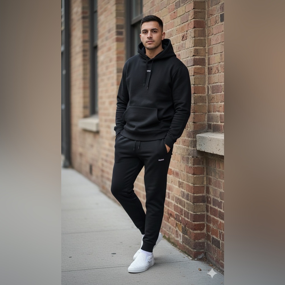 2 Piece Set 100% Authentic Hugo by Hugo Boss Men’s Hoodie / Hoody + Pants - NWT